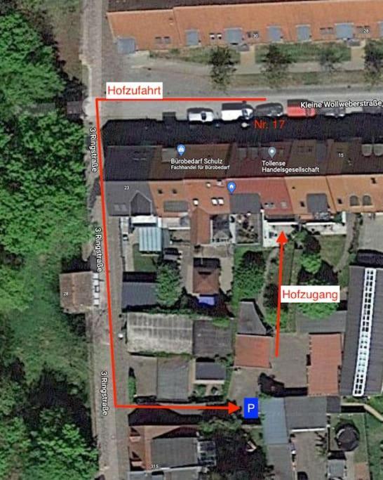 Freundliche Wohnung Mit Parkplatz Und Terrasse 노이브란덴부르크 외부 사진